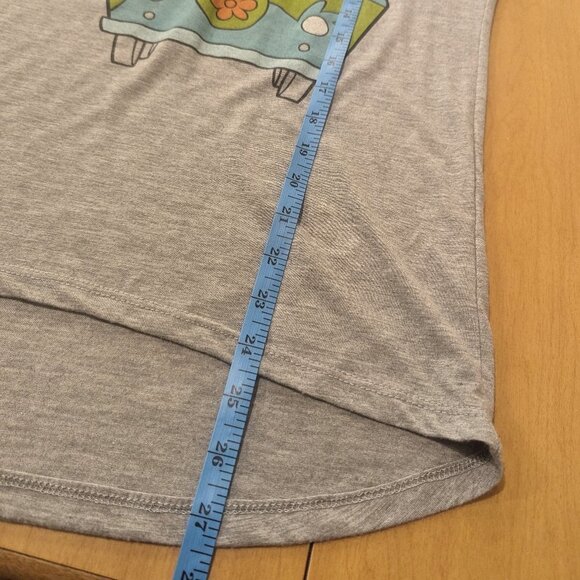 Scooby Doo gray t-shirt, women's small, high low hem - Picture 3 of 5
